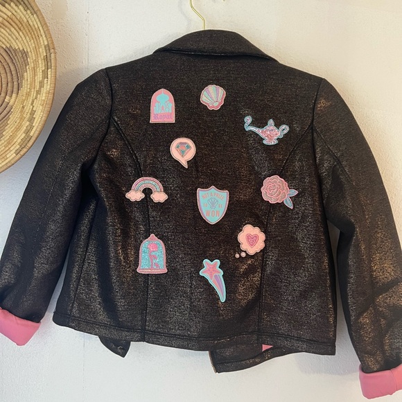 Disney Black and Pink Kids Jacket - Picture 3 of 4